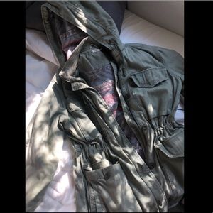 Green Utility Jacket - Faherty Benton Coat Olive